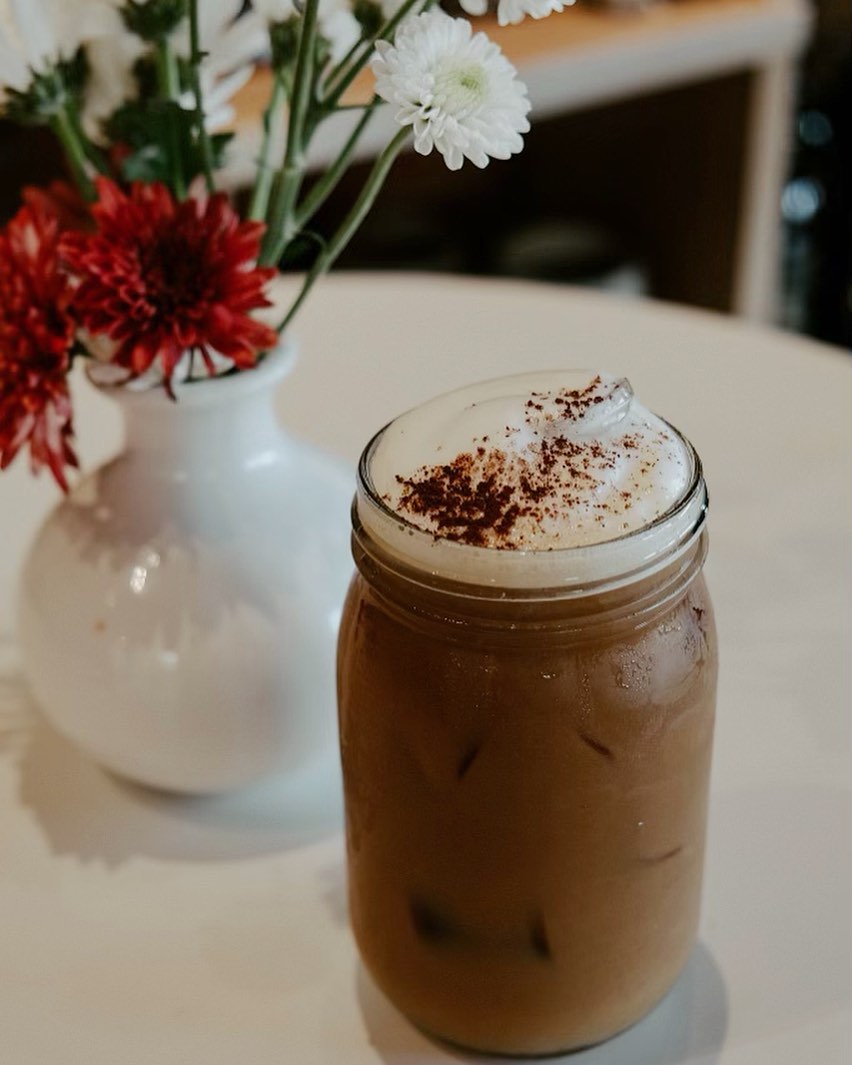 Now serving Marshmallow Cream Cold Brew! Toasty cold brew topped with a fluffy, creamy foam sweetened with house made marshmallow syrup. Tastes like summer. 🔥