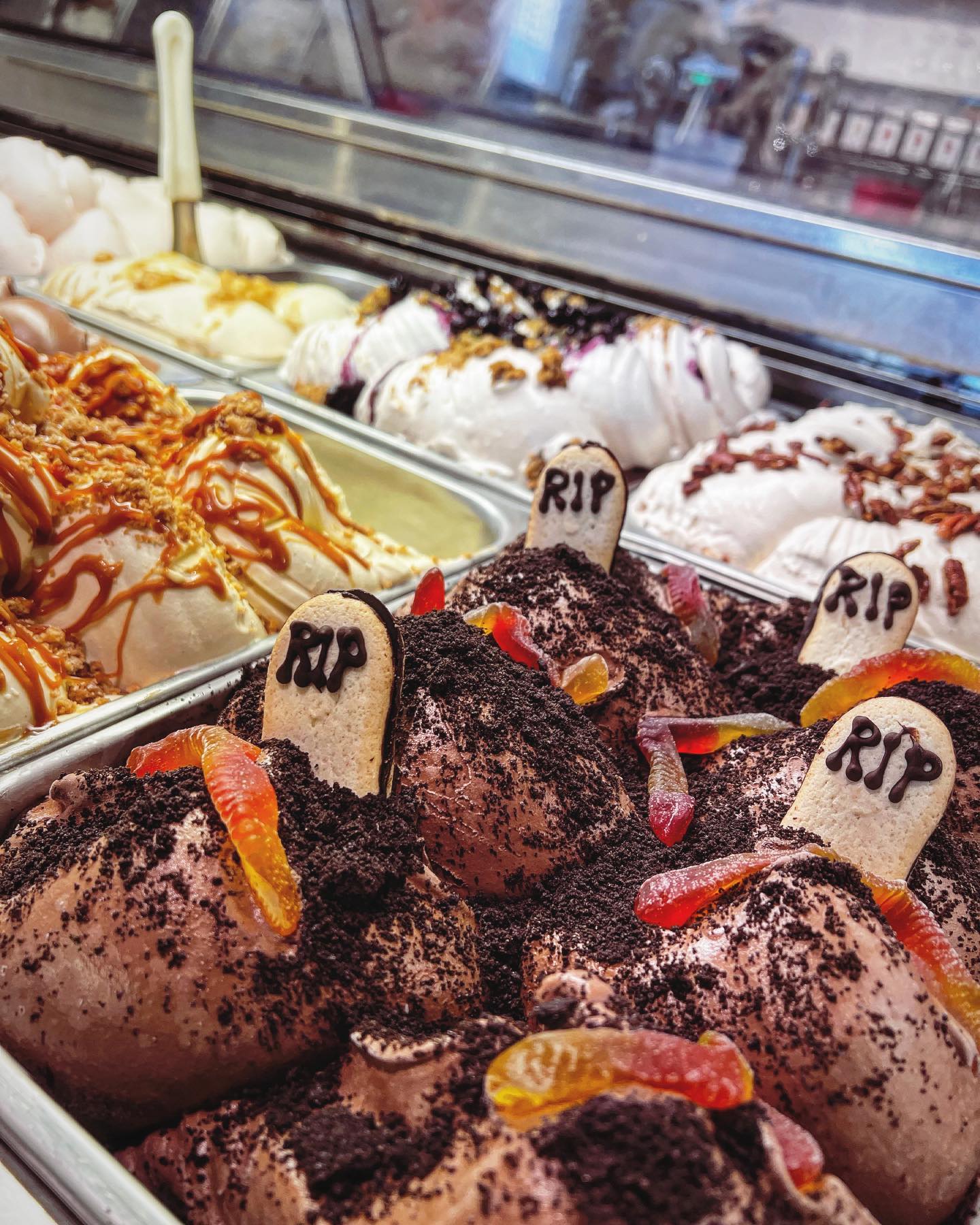 It’s spooky season 🎃 #gelato #halloweenfood